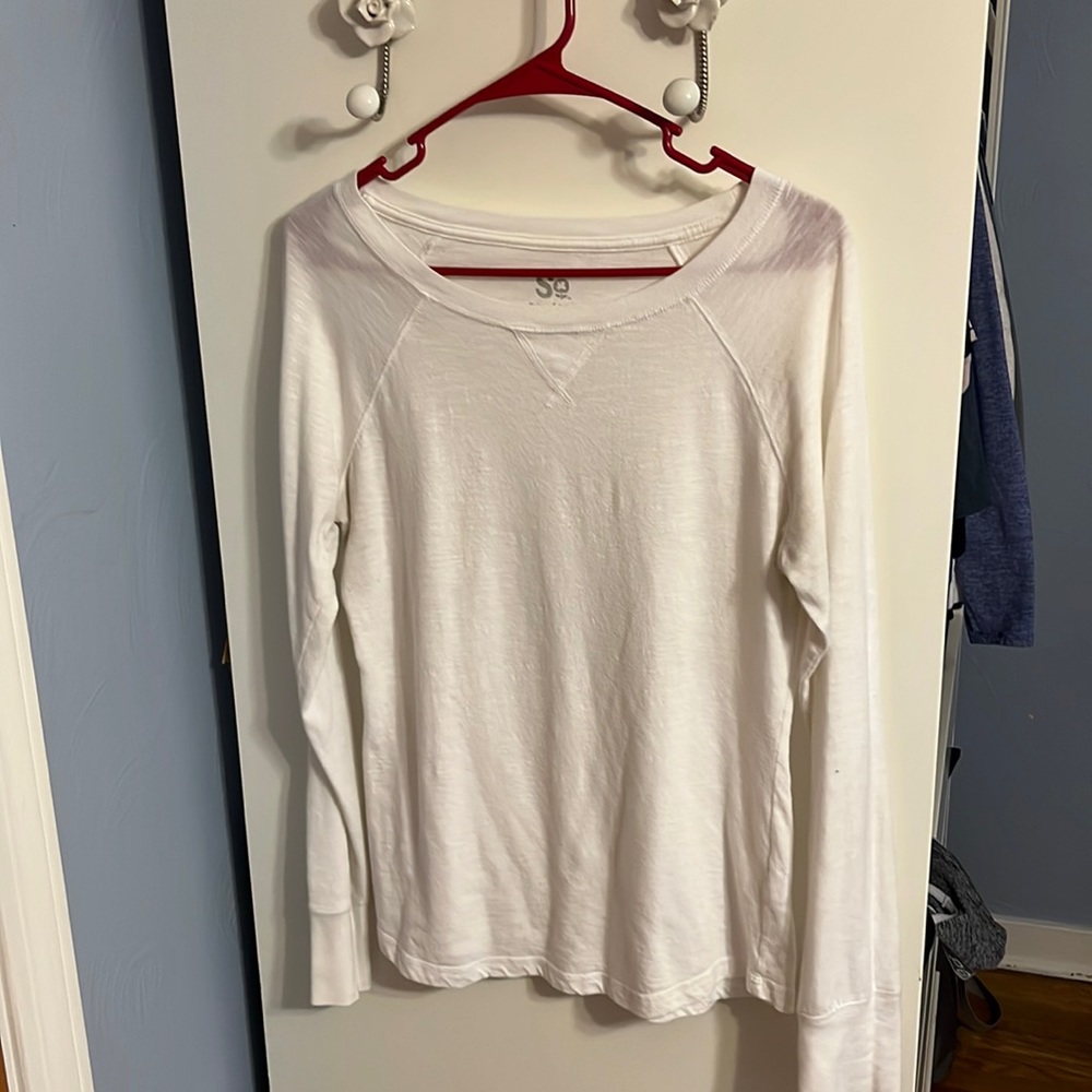 White long sleeve shirt